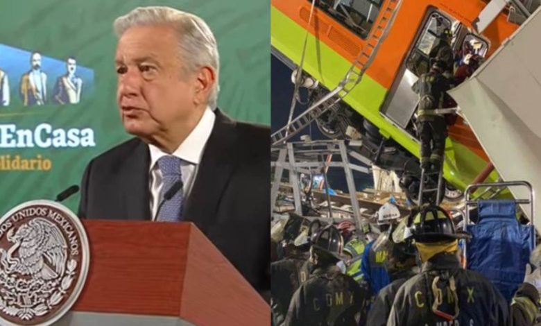 AMLO expresa sus condolencias a víctimas del derrumbe en línea 12 del Metro CDMX