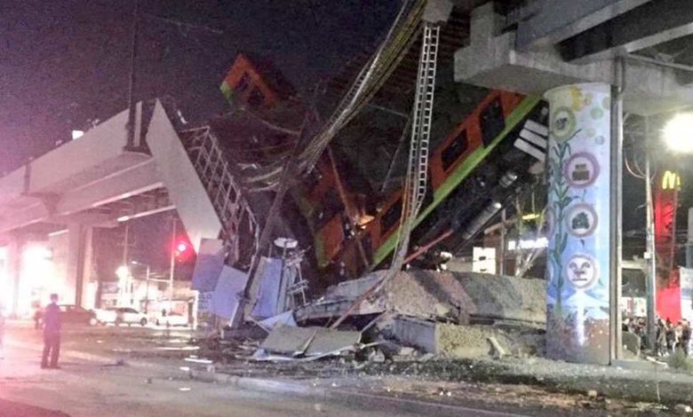 Momento de la caída de los vagones del Metro CDMX en la Línea 12 (Video)