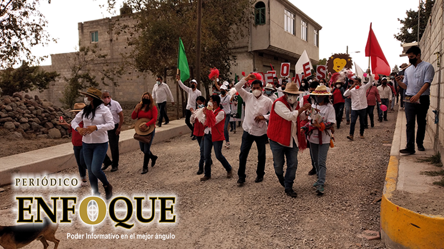 Arranca campaña Domingo Mendieta en La Magdalena Tlaltelulco Tlaxcala
