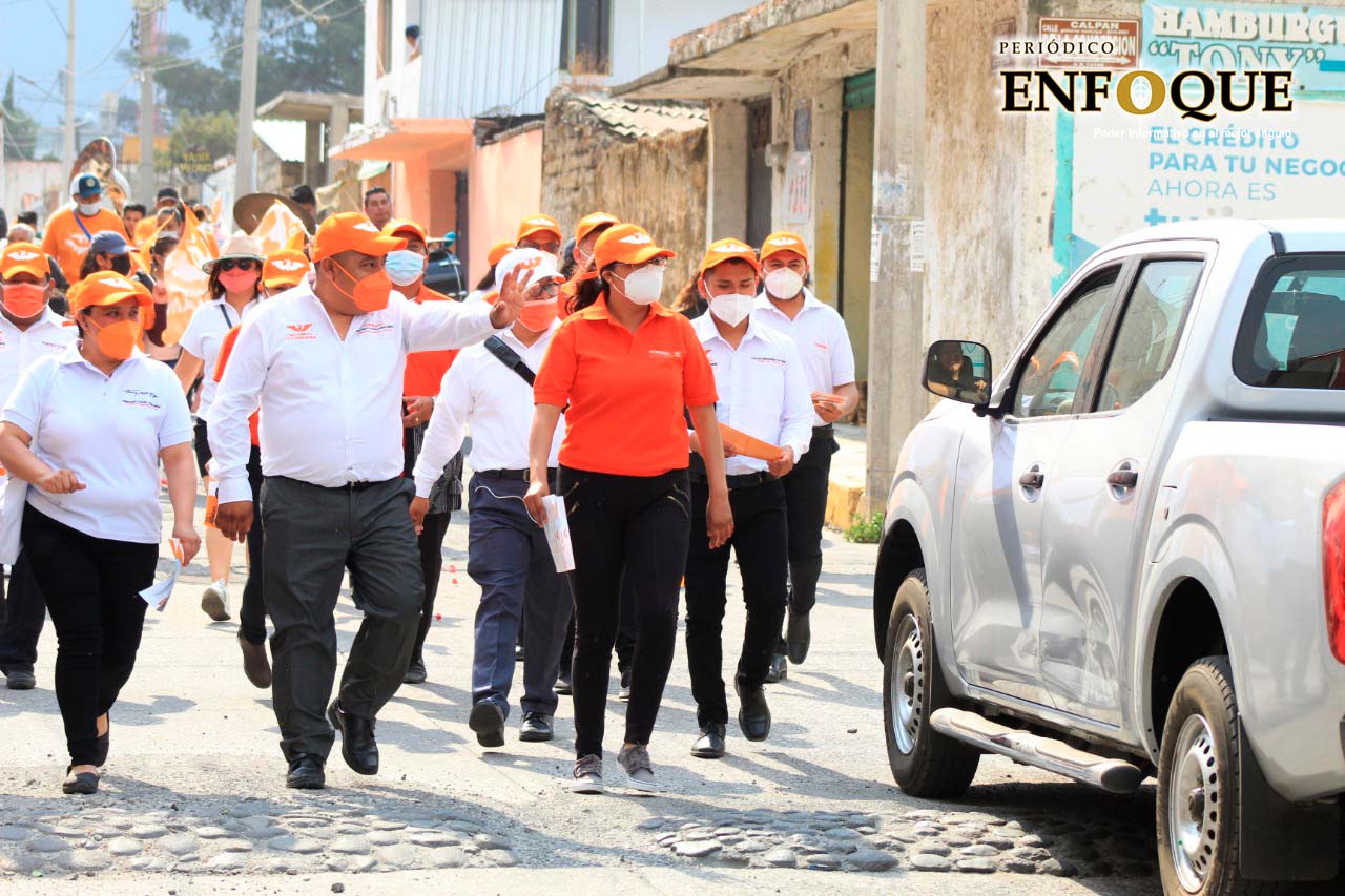 Fernando Castellanos candidato de MC por Calpan siente las necesidades de la población; Arrancó campaña escuchando a sus habitantes