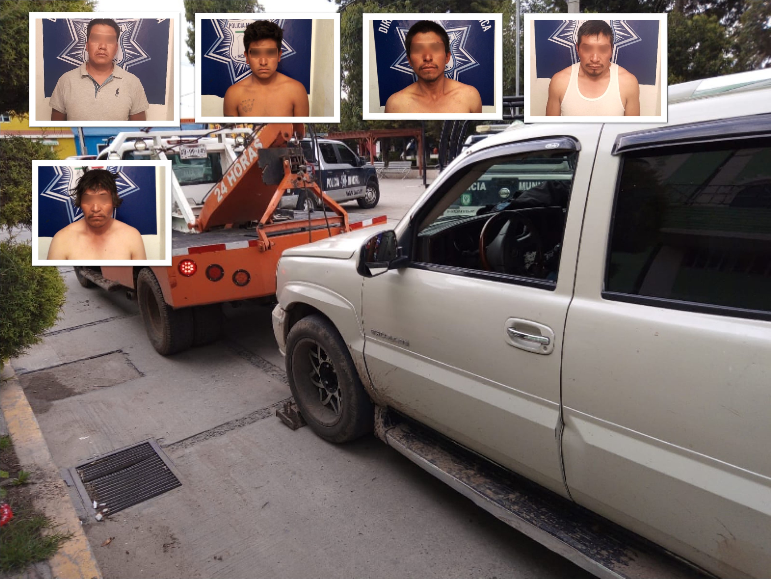 Detienen en Nopalucan a cinco presuntos distribuidores de droga 