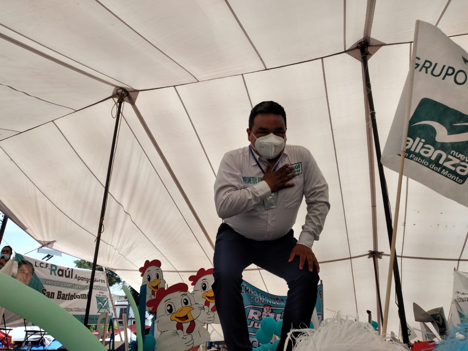 Raúl Juárez “El Pollo” agradece a todas las personas que lo apoyan por medio de sus redes sociales.