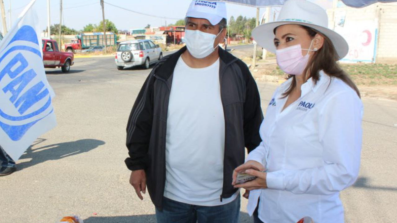 Paola Angón asegura no ser de confrontaciones, tras haber sufrido atentados contra su propaganda política 