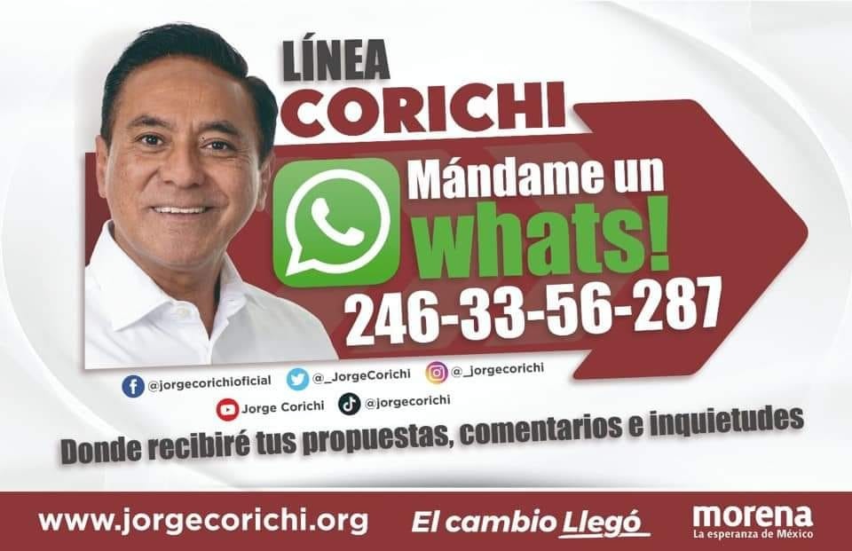 Se apertura la “Linea Corichi” para escuchar a la ciudadanía