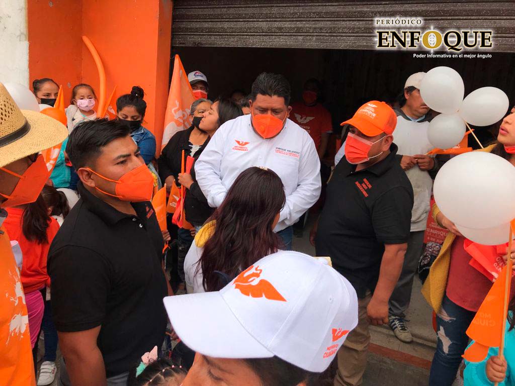 Por un municipio estable y reconocido, Enrique Meléndez comprometido a trabajar por San Nicolás de los Ranchos.