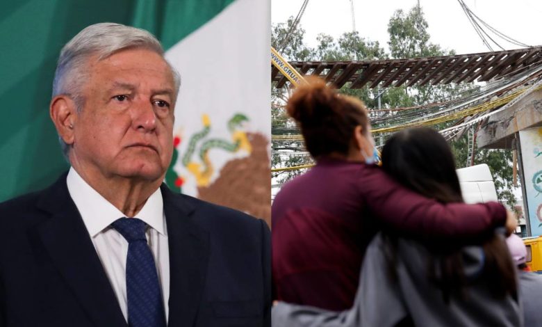 Sin ceremonia y sin los deudos, AMLO se “disculpa” con víctimas de Línea 12 (Video)