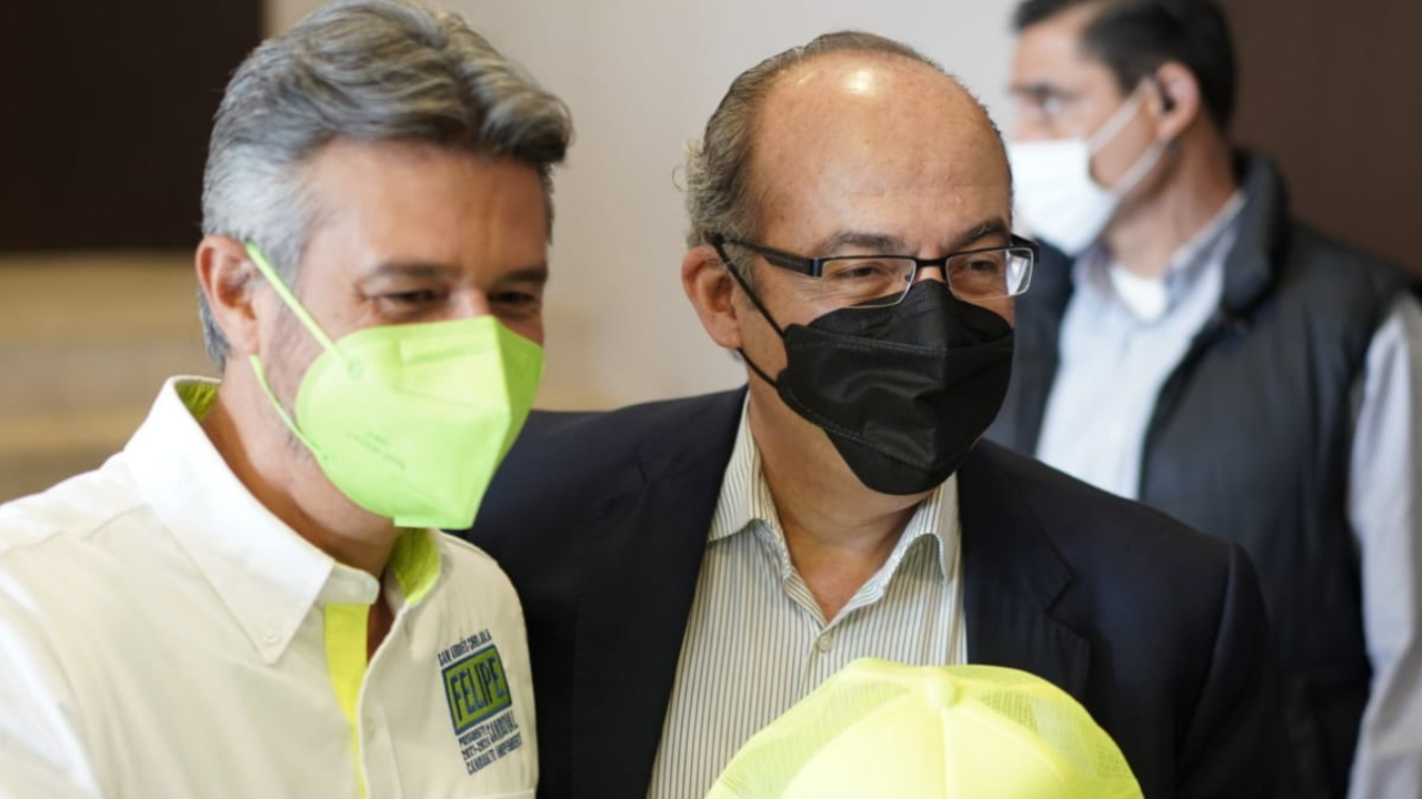 El expresidente Felipe Calderón respaldó la candidatura independiente de Felipe Sandoval 