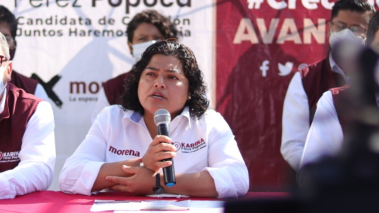 Karina Pérez Popoca, trataría de continuar fortaleciendo la seguridad de San Andrés, mediante la continuación de proyectos