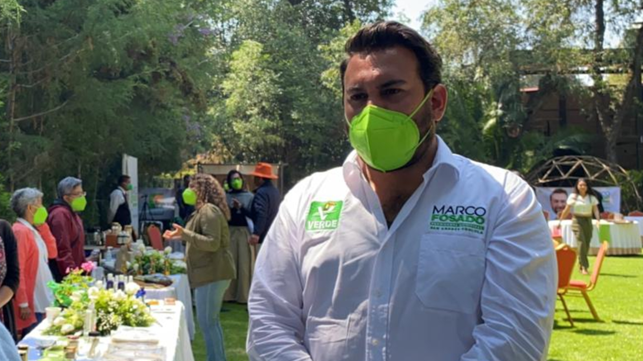 Marco Fosado candidato del Partido Verde por la alcaldía de San Andrés dice que trataría de unificar las diferencias del municipio 