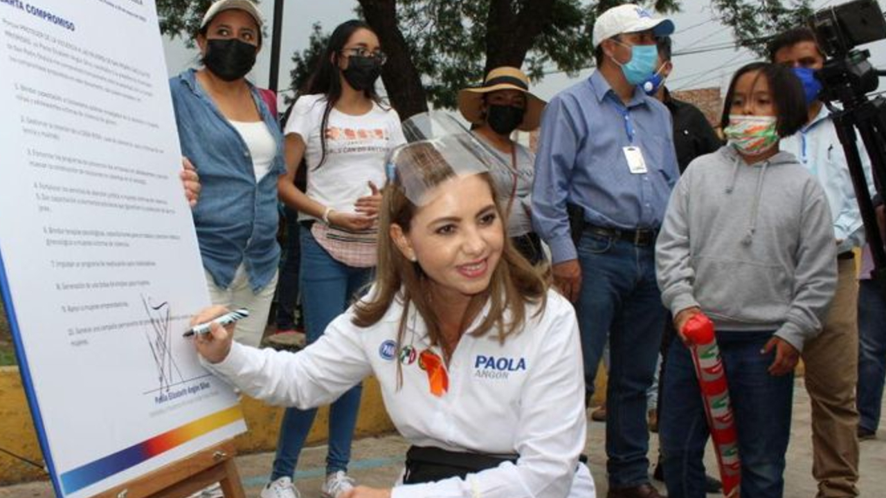 Paola Angón buscaría disminuir la violencia contra la mujer