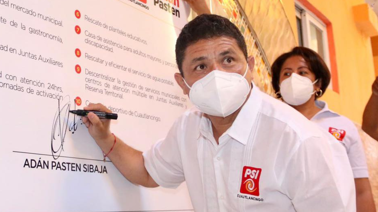 Adán Pasten del PSI estaría liderando la Intención del Voto en la Elección por la Alcaldía de Cuautlancingo  