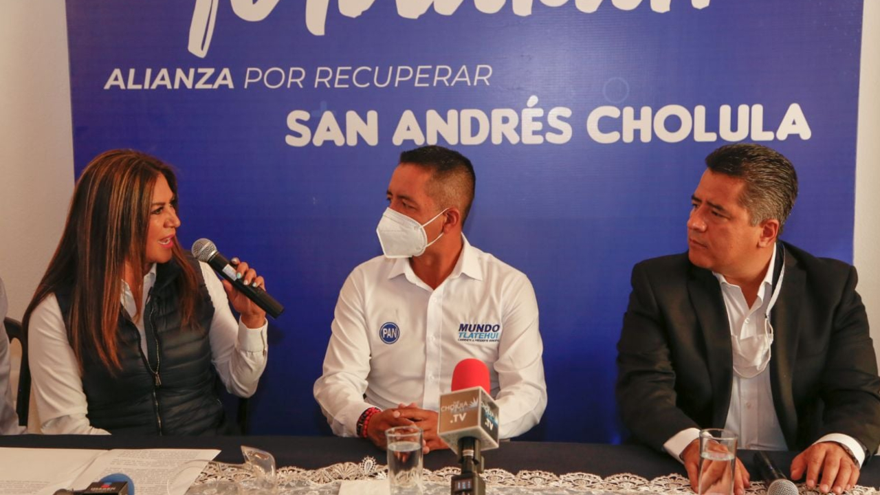 Panistas que impugnaron la candidatura Edmundo Tlatehui terminaron sumándose a su campaña electoral