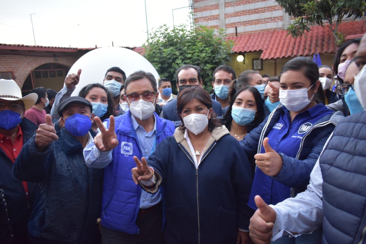Dirigentes de la Coalición Unidos por Tlaxcala se reúnen con Oscar Solís