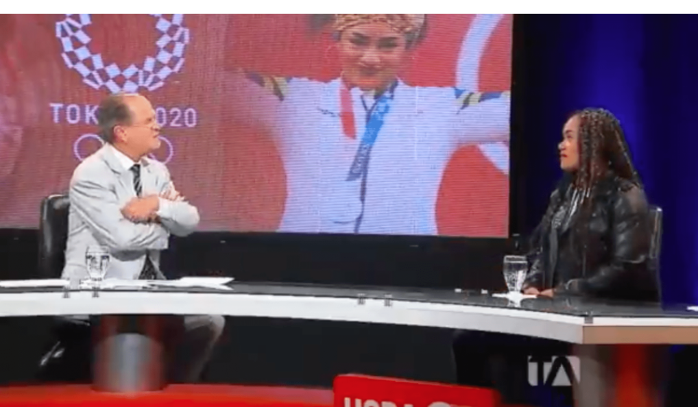 "¿Sabes lavar platos?", pregunta conductor a medallista olímpica