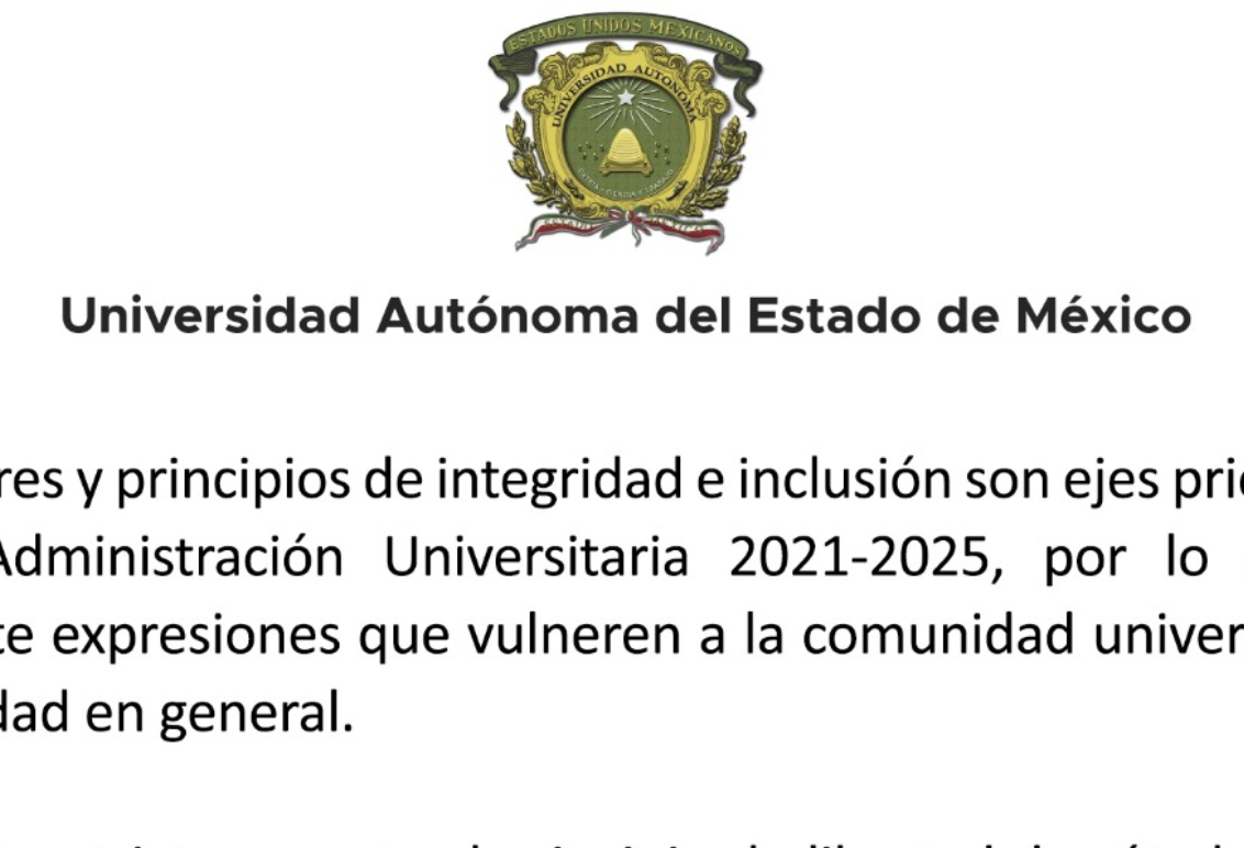 Profesor de la UAEM amenaza con sacar de clase a quien use "compañere"