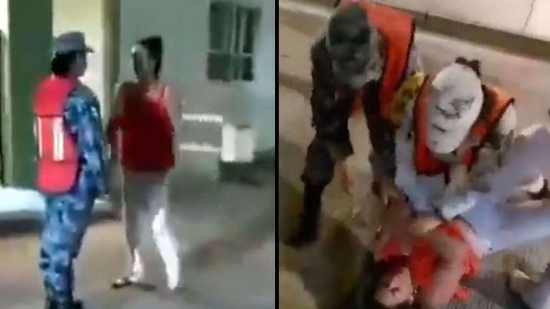 Mujer agrede a una militar en Sonora