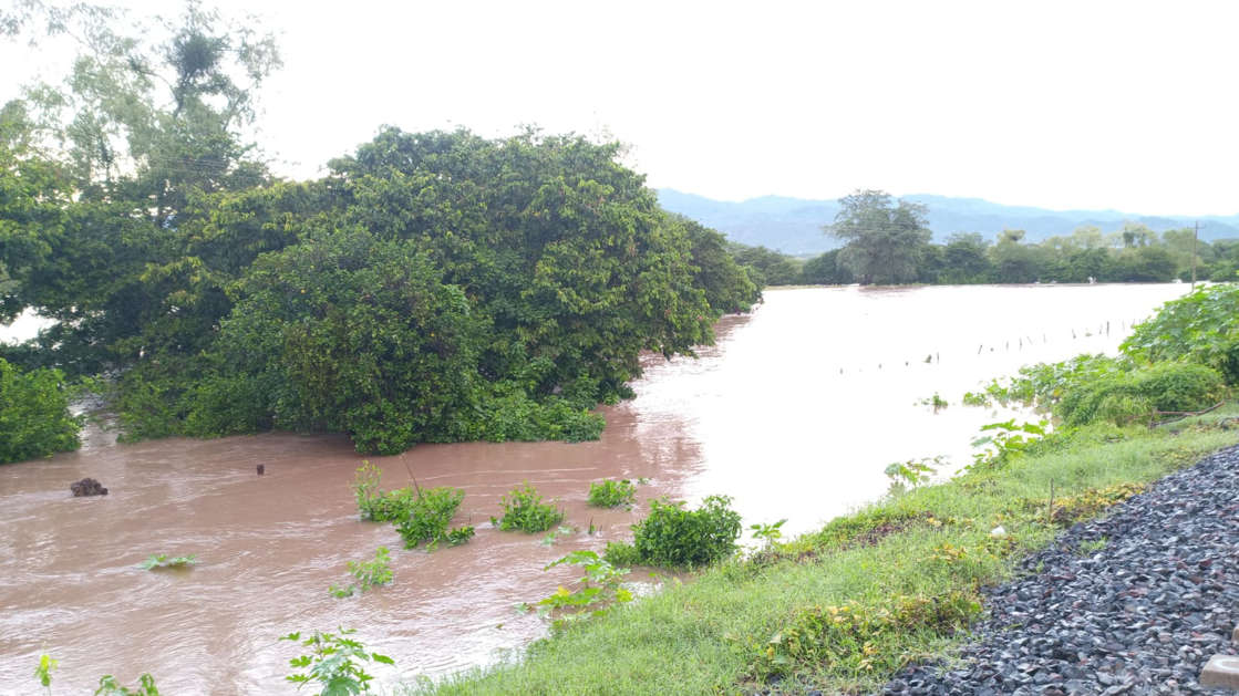 Desalojan a familias por desbordamiento de río: Nayarit