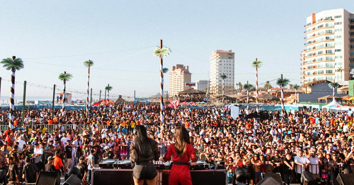 Abarrotan festival de reguetón en plena tercer ola de covid-19: Baja California