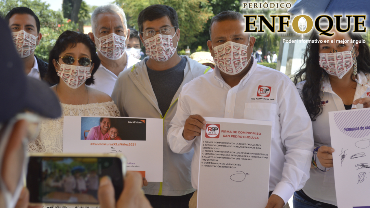 A días de la elección, Porfirio Flores Candidato de RSP por la Alcaldía de San Pedro presentó sus propuestas de campaña