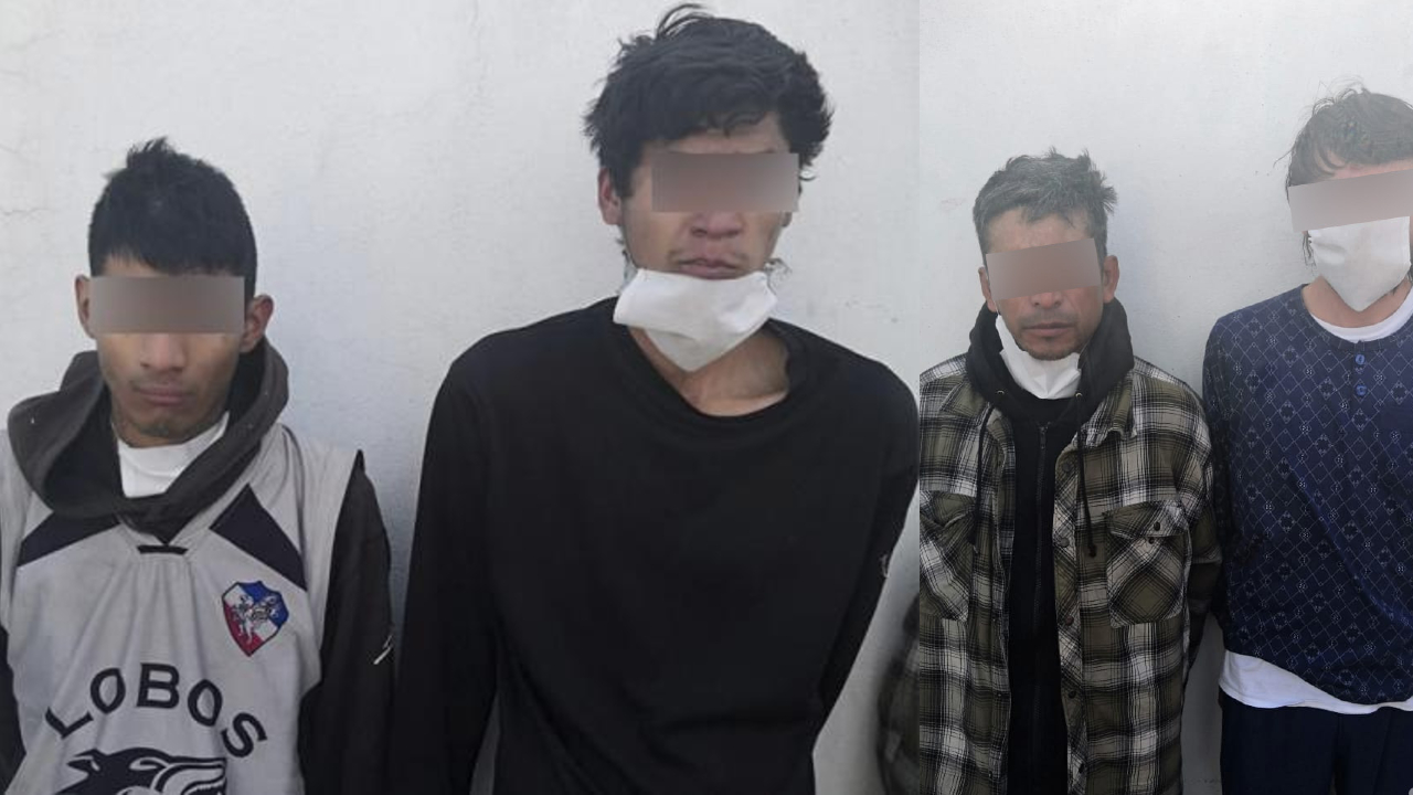 Detienen a ocho personas en Cholula por el presunto delito de narcomenudeo