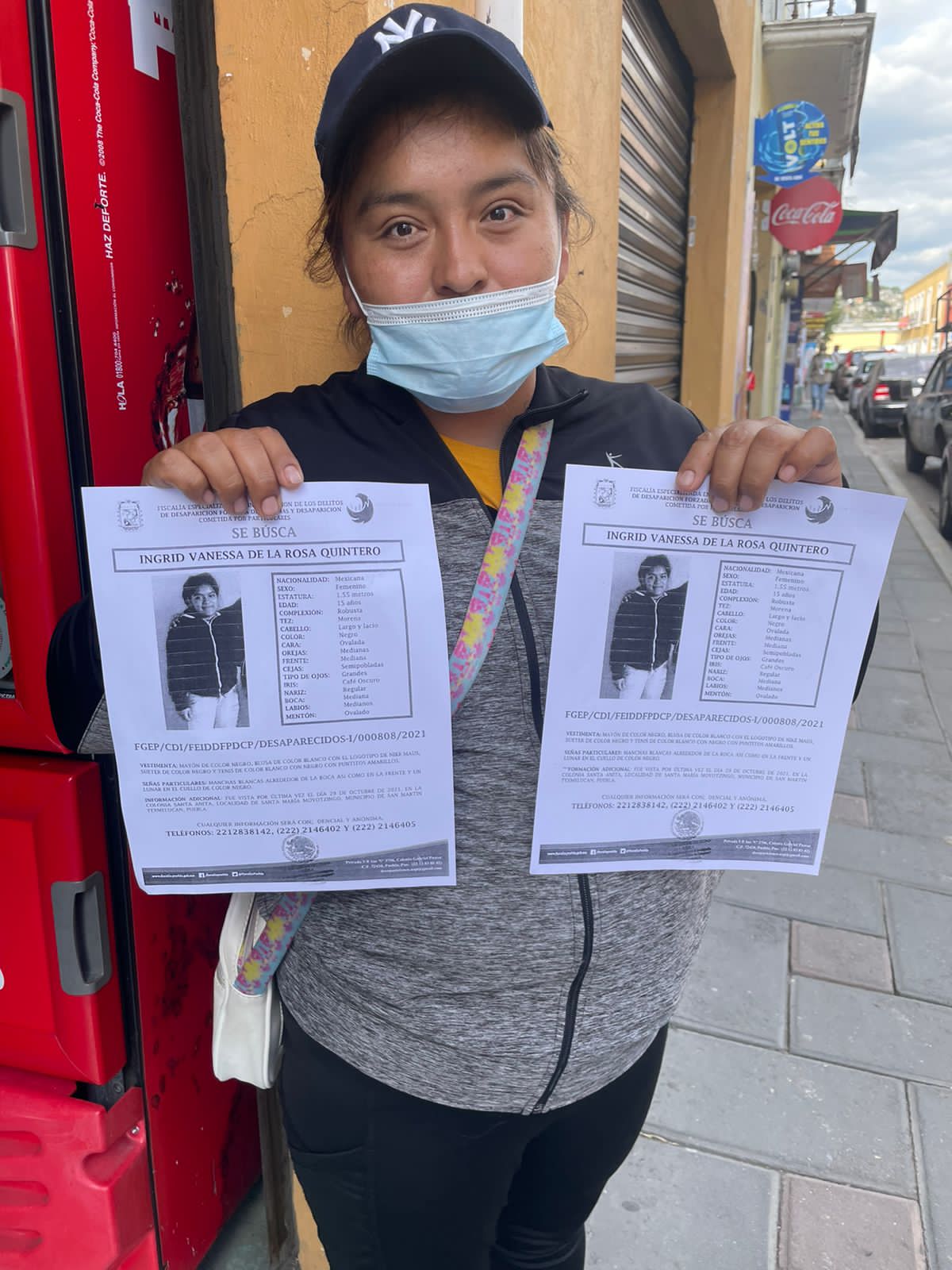 Madre desesperada busca a su hija en Tlaxcala