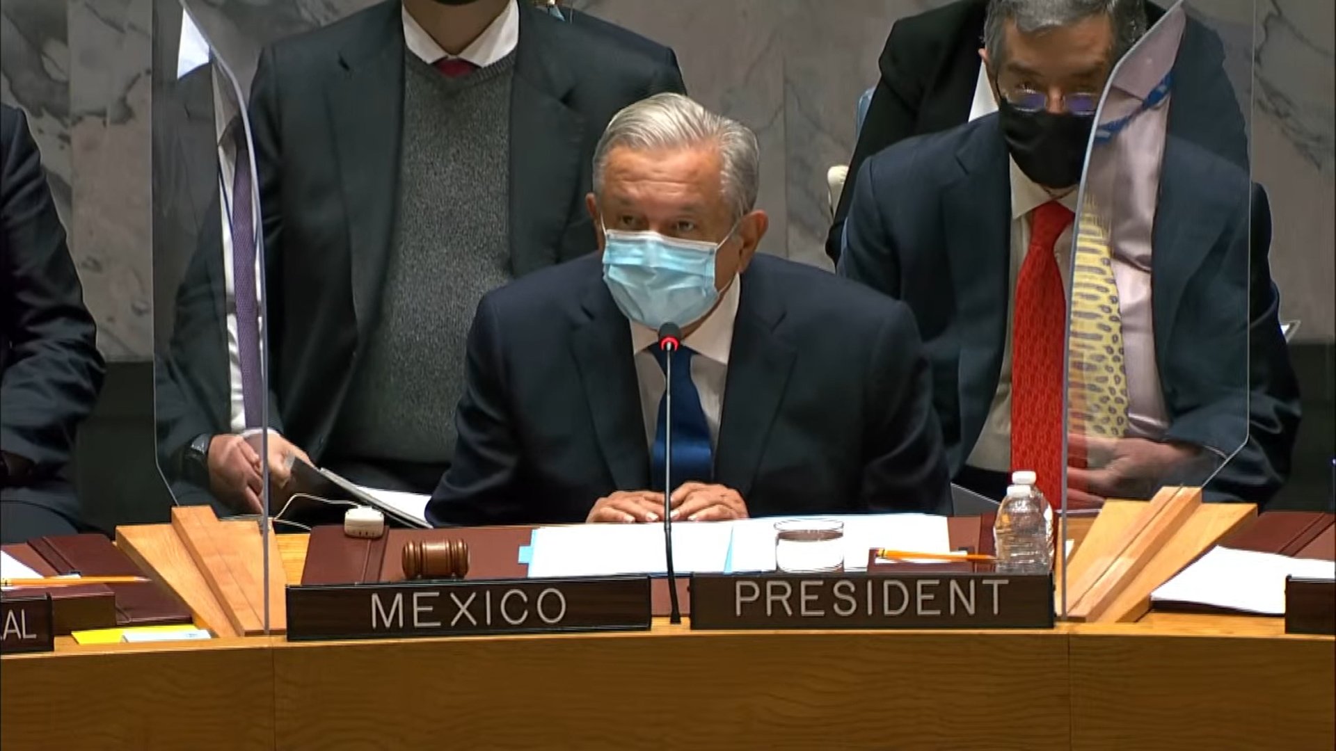 AMLO llega a sede de la ONU, dará discurso y tendrá reunión con  António Guterres