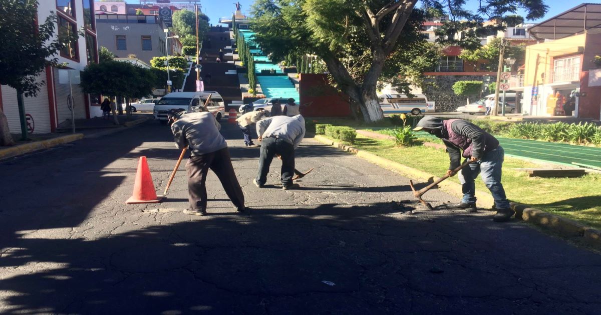 Inicia programa de bacheo en Tlaxcala Capital