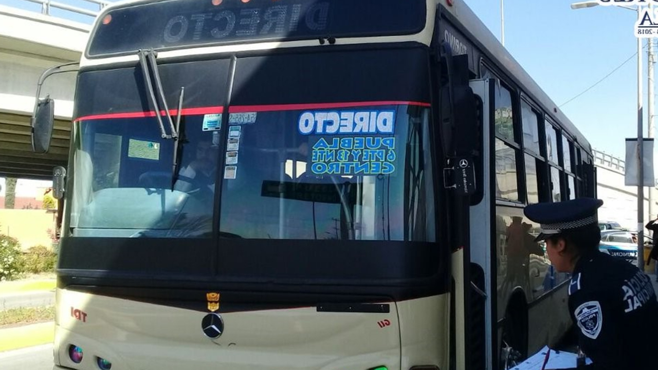Asaltan a pasajeros de la Ruta Directos de Cholula 
