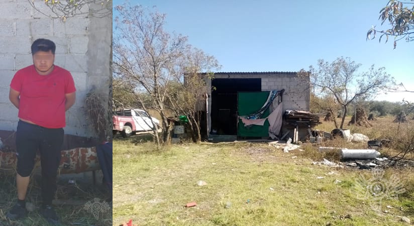 Detienen a hombre en posesión de mercancía robada en Acajete; la policía lo ubico por medio de GPS