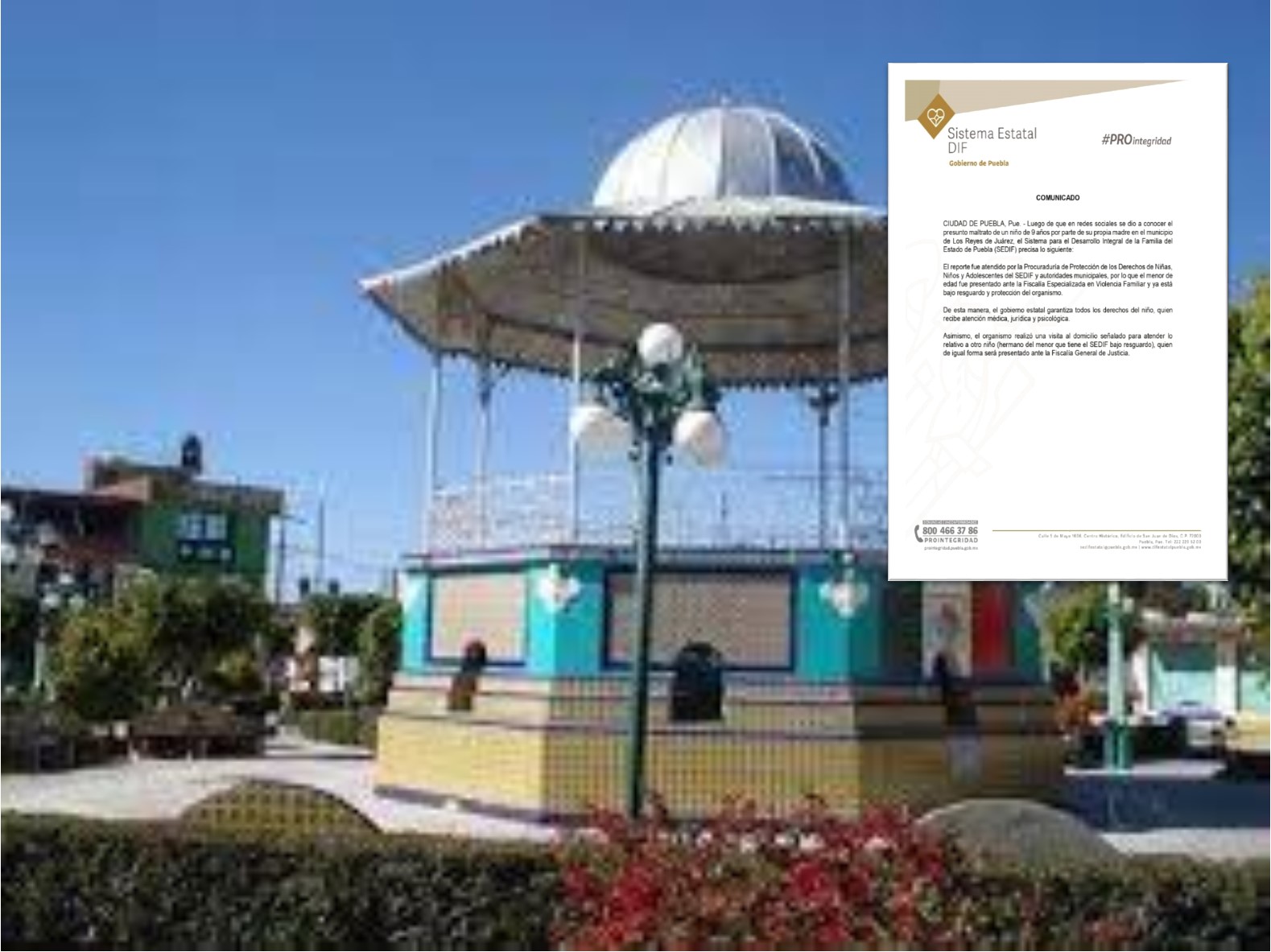 SEDIF atiende violencia contra dos menores de los Reyes de Juárez 