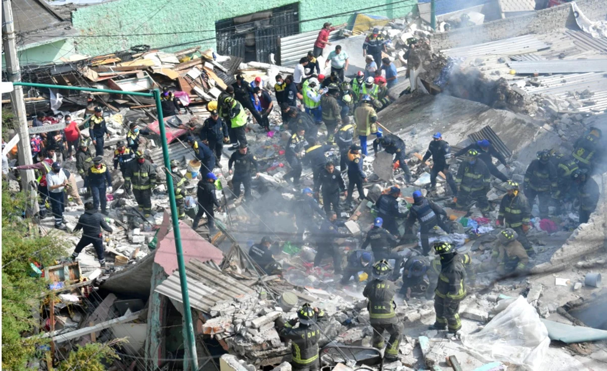 Una joven murió tras la explosión de su vivienda en CDMX; se actualiza la cifra de 12 lesionados