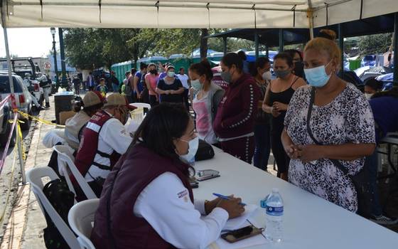 3,800 migrantes recibieron la primera dosis de la vacuna contra la Covid-19 de Cansino