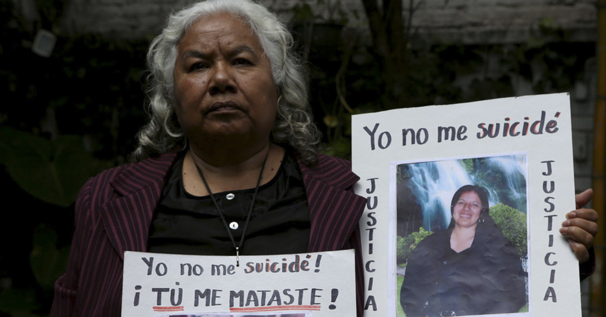 Irenea Buendía llevó el feminicidio de su hija a la SCJN; el estado investigaba la muerte como "suicidio".