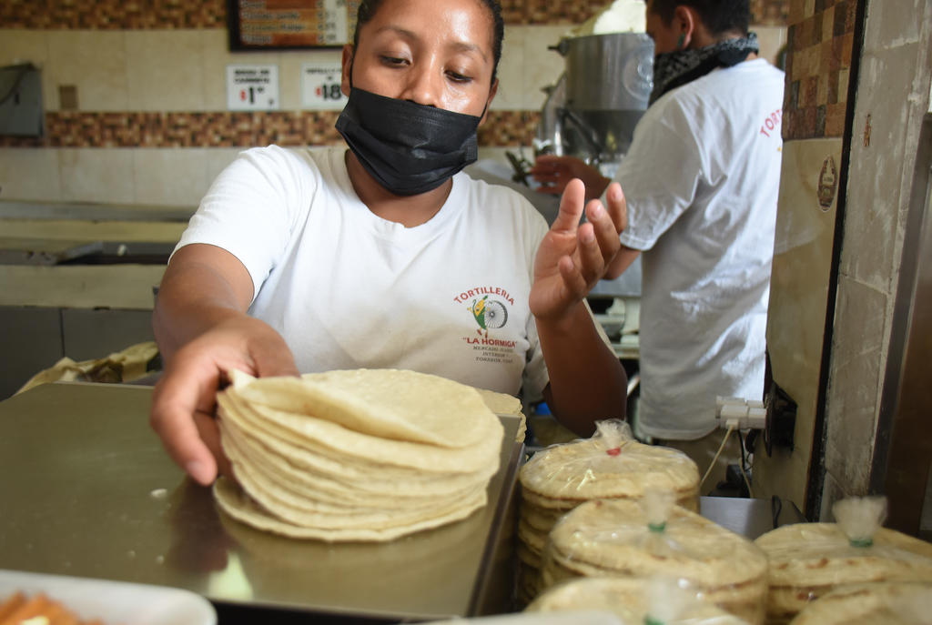 La tortilla ha alcanzado su precio máximo en los últimos cinco años