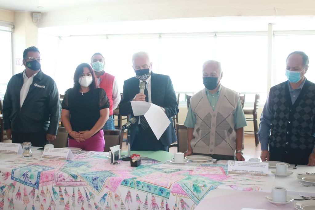 Toma protesta patronato de artesanos “Antonio Díaz Varela” en Chiautempan