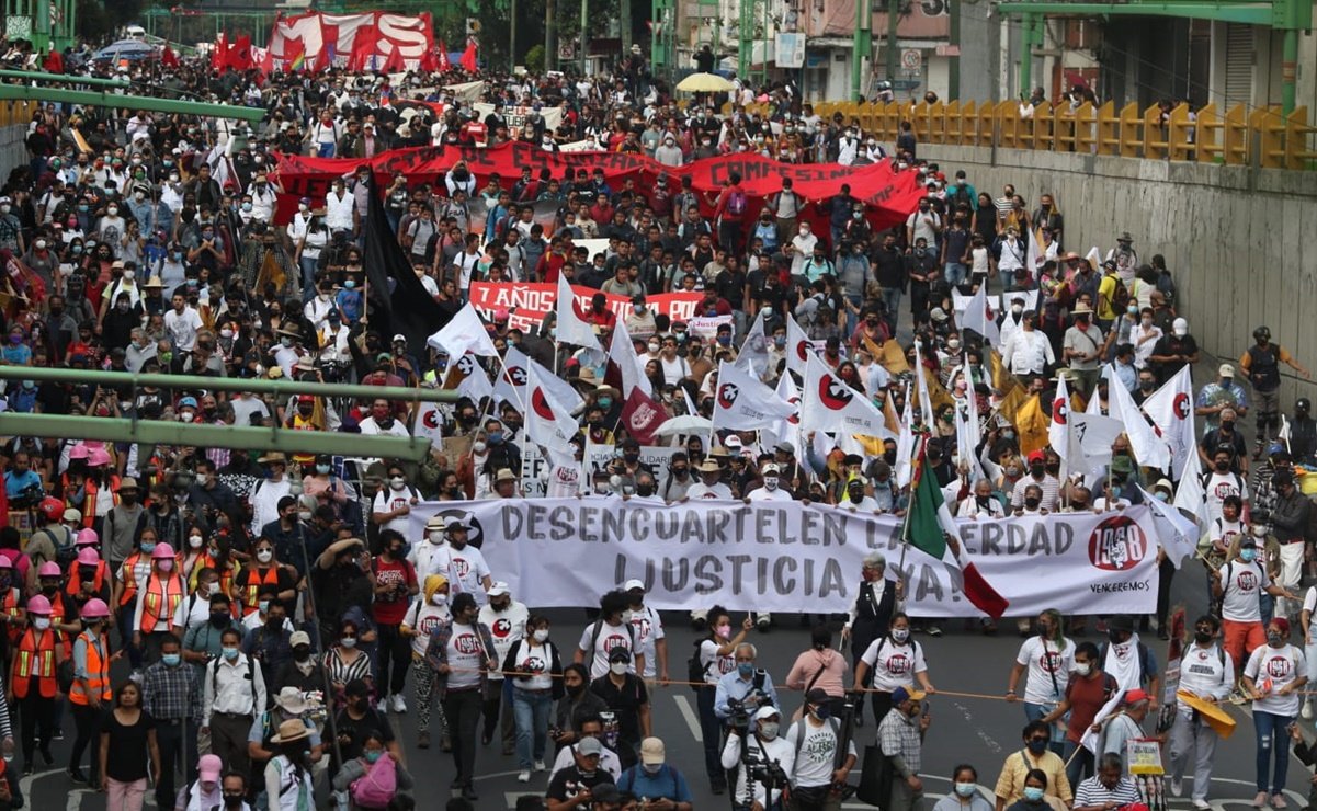 5 lesionados y varios destrozos luego de la marcha por el 2 de octubre