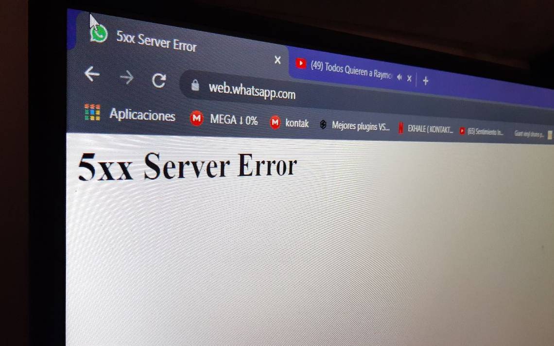 ¿Qué significa '5xx server error', el mensaje que aparece cuando quieres ingresar a Facebook, IG y WhatsApp?