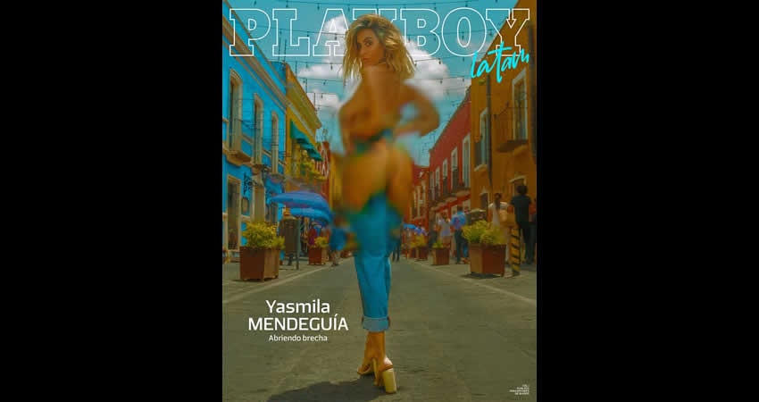 Calles de la ciudad de Puebla protagonizan Portada de PlayBoy