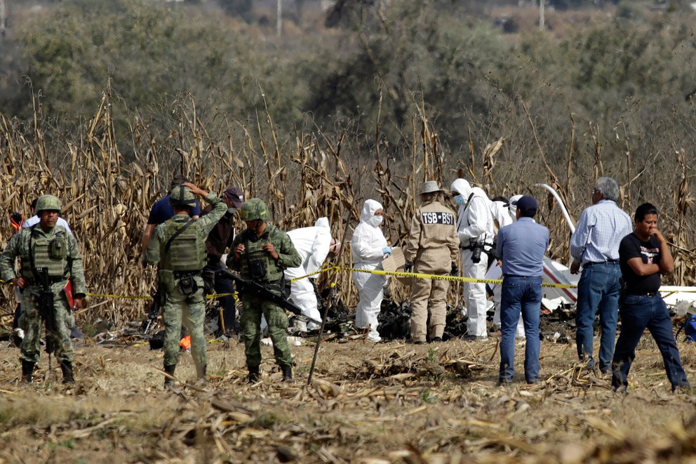 SCT cierra peritaje de accidente aéreo de los Moreno Valle en Puebla 