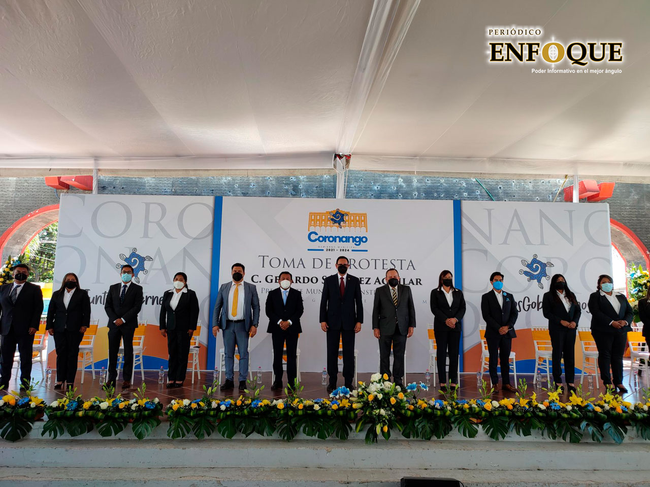 Gerardo Sánchez rindió protesta como presidente municipal de Coronango