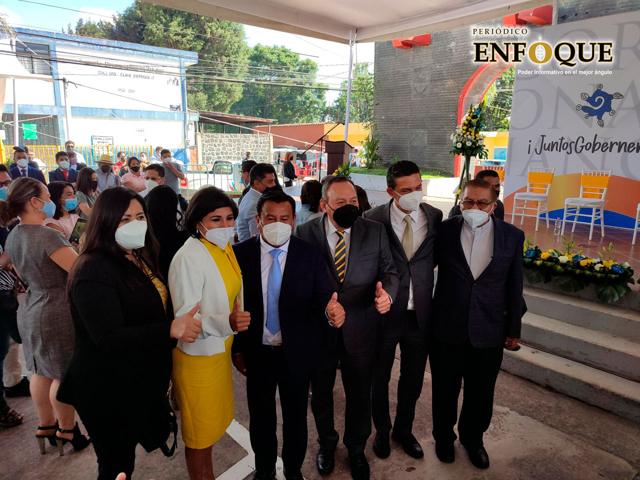 Estructura nacional del PRD acompañó a Gerardo Sánchez en toma de protesta en Coronango