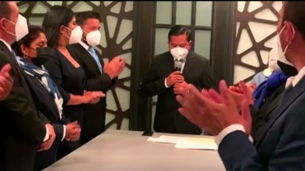 Filomeno Sarmiento rindió protesta como Alcalde de Cuautlancingo 