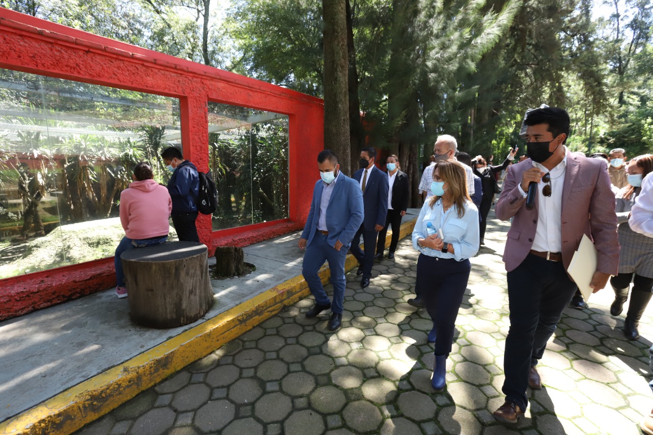 Instruye Lorena Cuéllar acciones inmediatas de atención en Zoológico del Altiplano