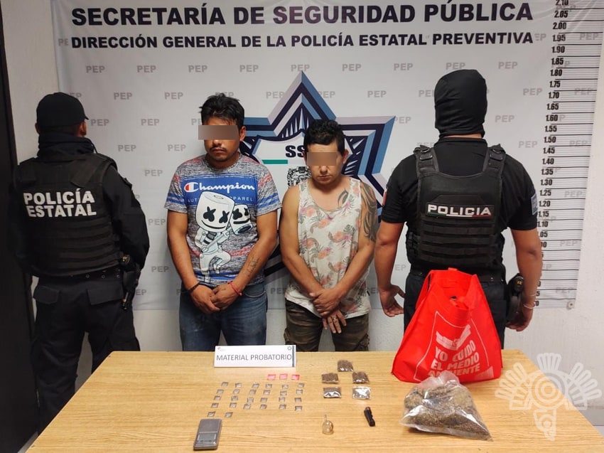 Policía detiene a narcomenudistas de la Guadalupe hidalgo; pertenecientes a un grupo delictivo