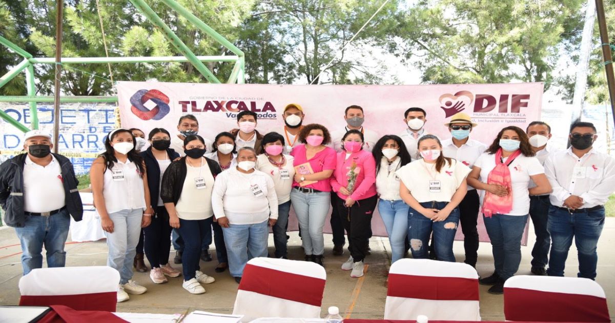 Intensifica DIF de Tlaxcala Capital promoción de actividades conmemorativas del “mes rosa”