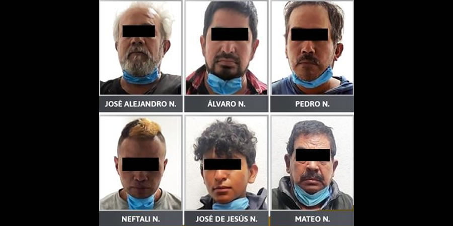 Catean corralón en el sur de Puebla; era punto de venta de drogas y armas, hay 6 detenidos