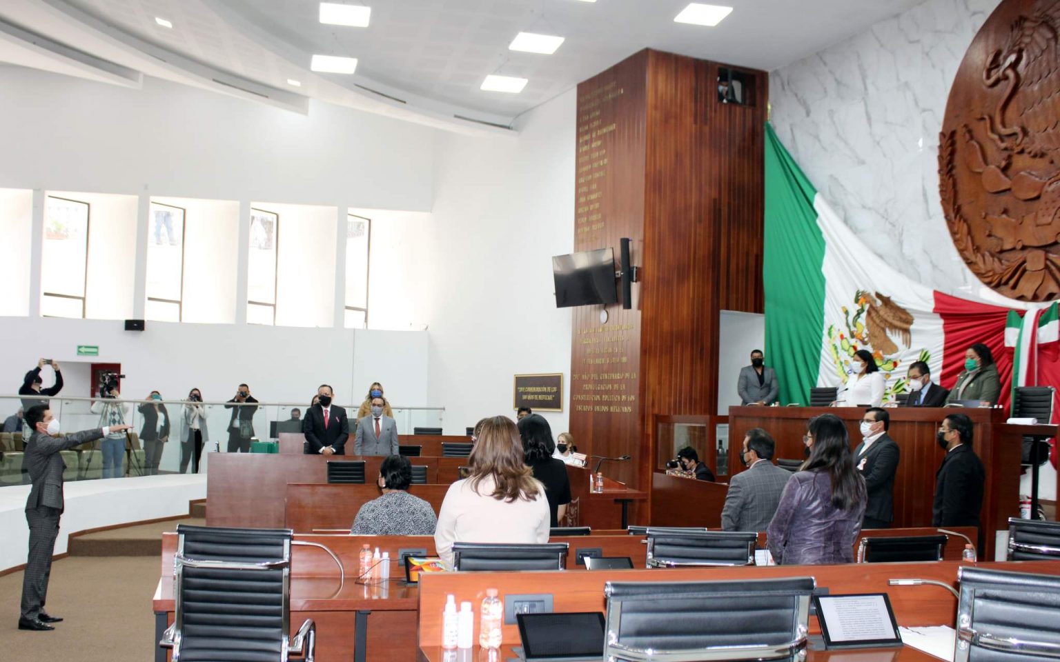 Marcos Montiel rinde protesta como Actuario Parlamentario del Congreso del Estado