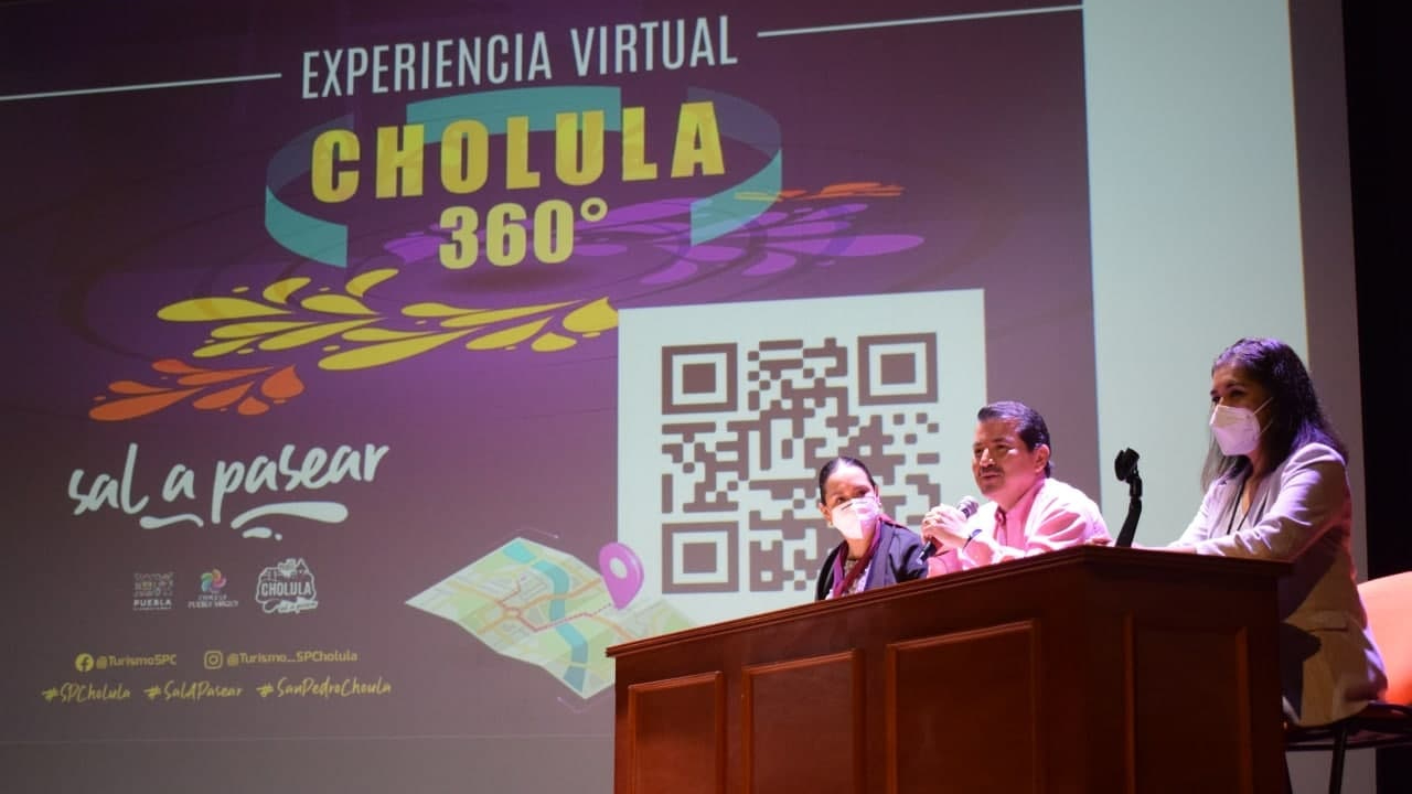 Ayuntamiento de San Pedro Cholula presenta el recorrido virtual “Paseo Cholula 360°”
