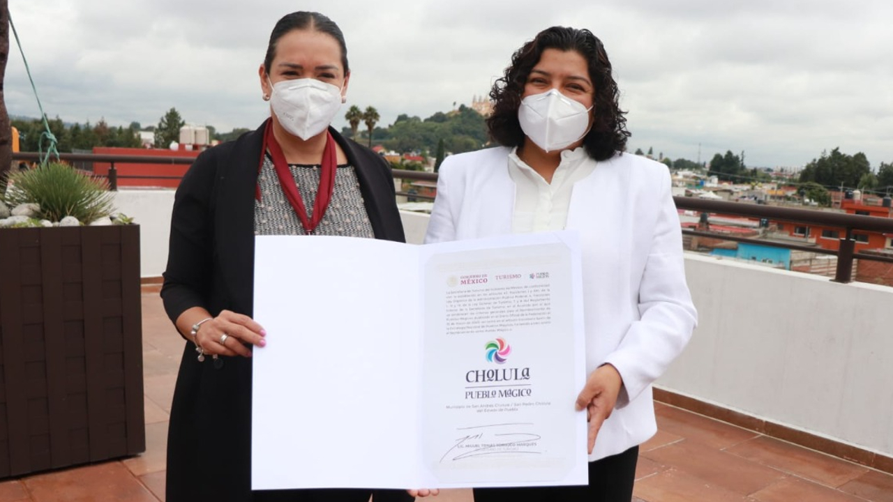 San Adres Cholula recibe su Cédula de Permanencia como Pueblo Mágico 