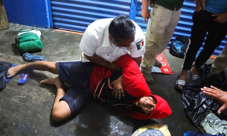 Exhiben trato por parte de agentes del INM al dispersar caravana migrante en Chiapas (Video)